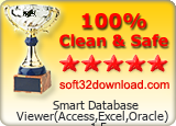 Smart Database Viewer(Access,Excel,Oracle) 1.5 Clean & Safe award